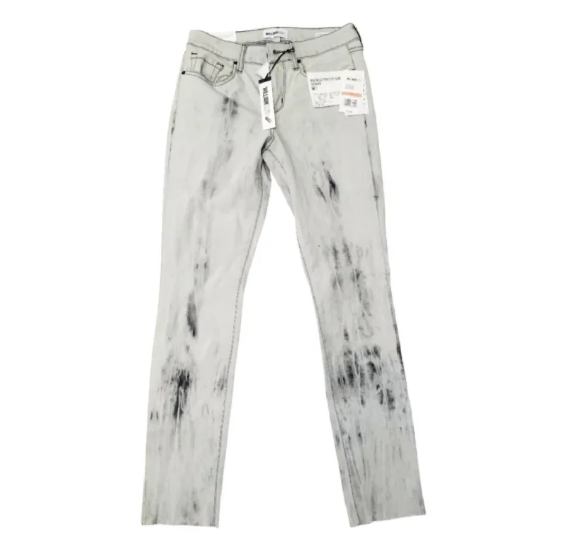 Trend Alert Women's Washed Mid Rise Skinny Jeans In Gray