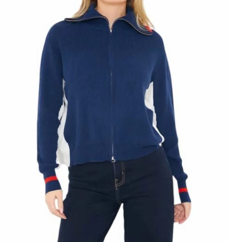 Urban Femme Streetwear Sporty Zip Through Jacket In Hello Sailor